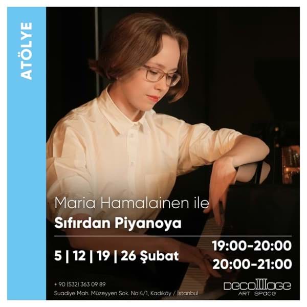 Maria Hamalainen ile Sıfırdan Piyanoya Atölyesi resmi